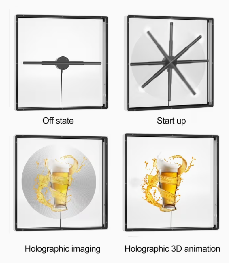 3D Door Sconce Light Hologram