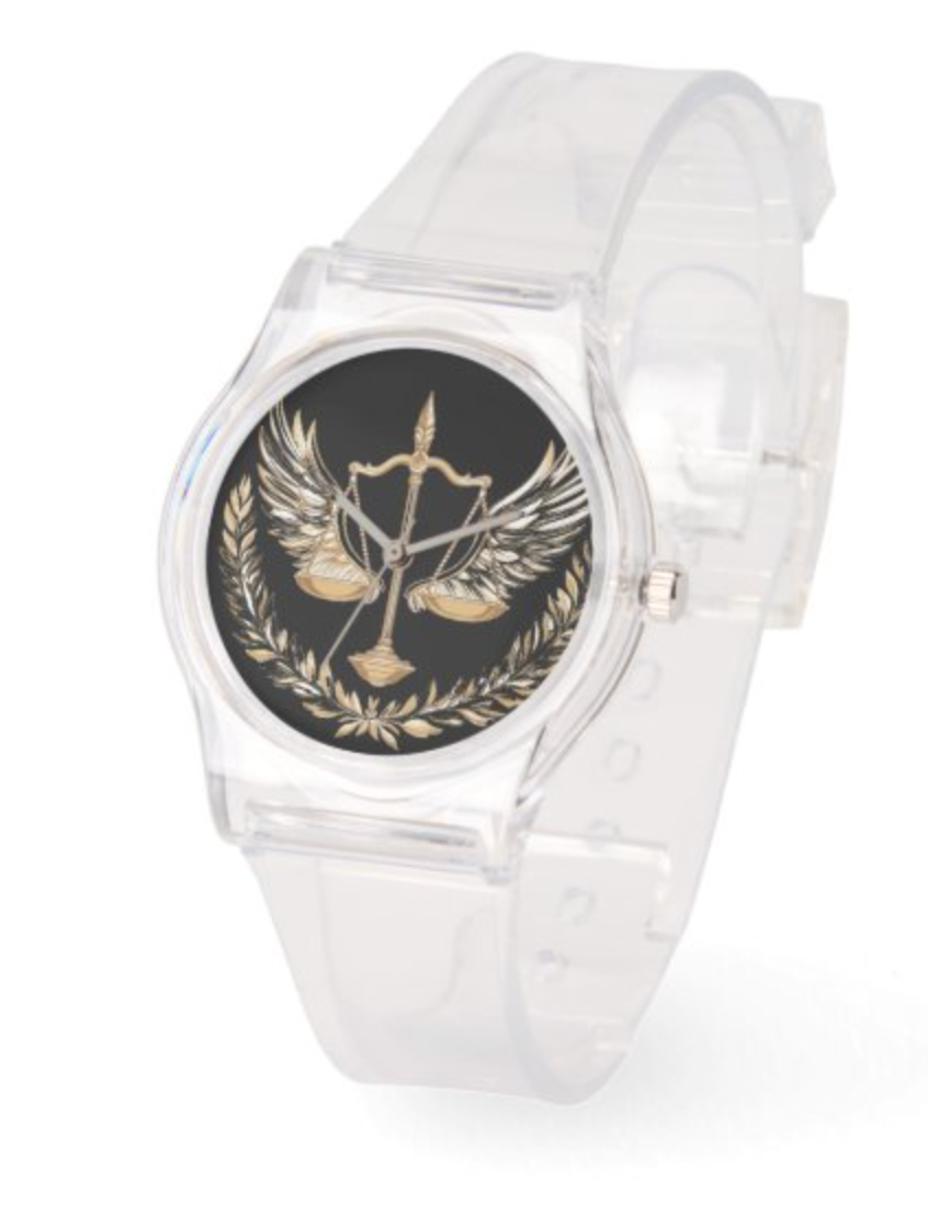 White timing watch style