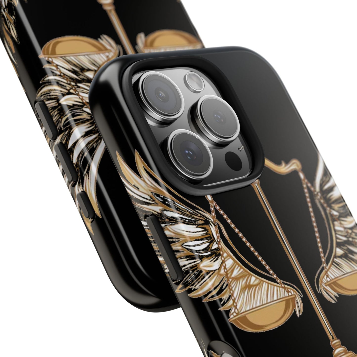 Golden Scales of Justice iphone Case