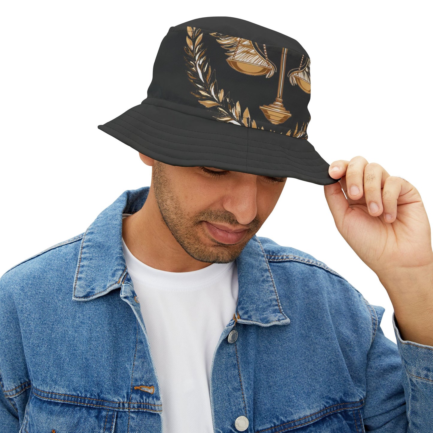 Scales of Justice Golden Bucket Hat