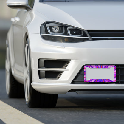 Pinky Illusion Front and Back License Plate Frame
