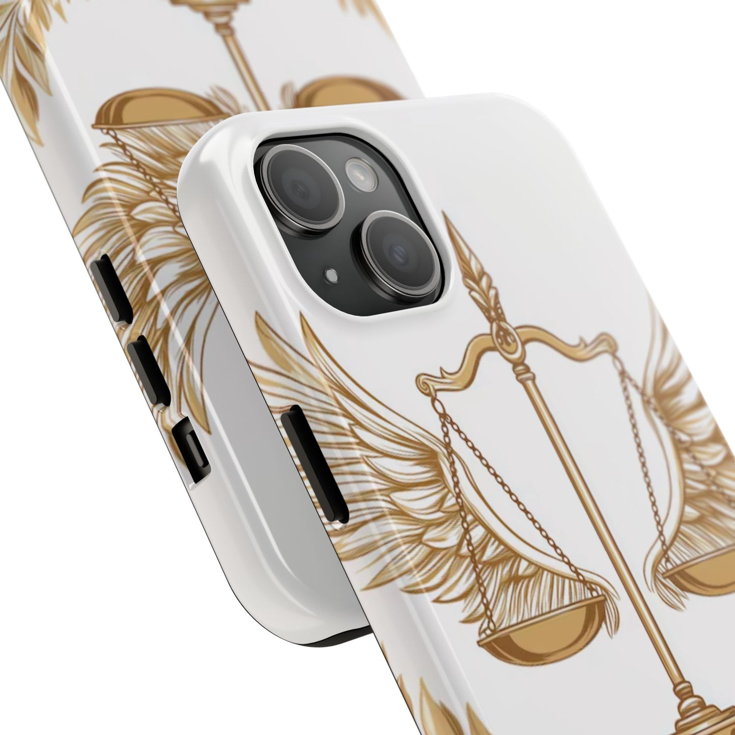 Golden Scales of Justice iPhone Case