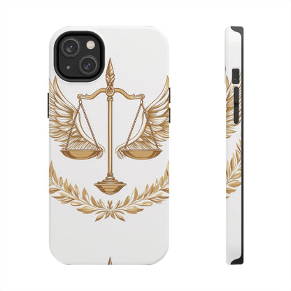 Golden Scales of Justice iPhone Case