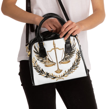 Balance of Golden Shoulder Handbag