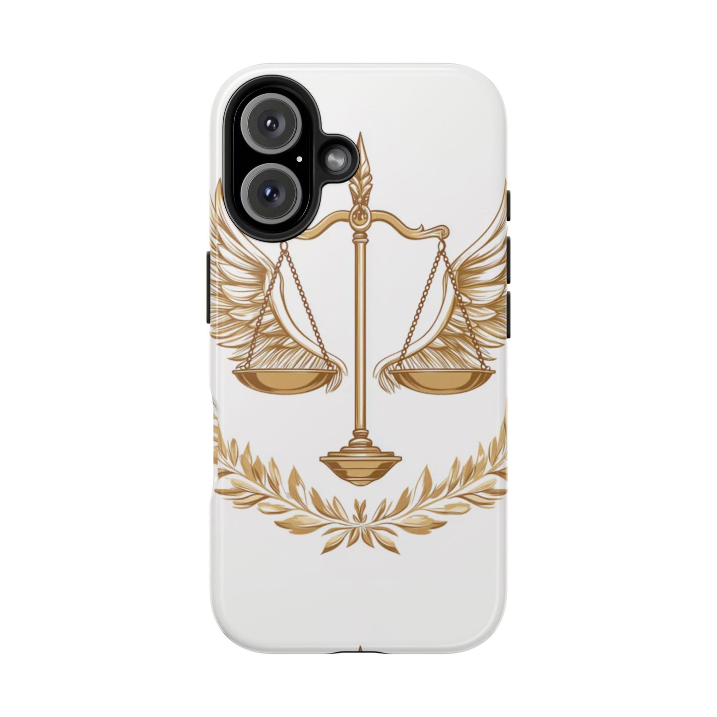 Golden Scales of Justice iPhone Case