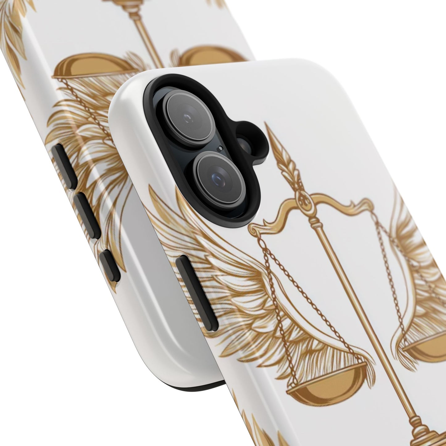 Golden Scales of Justice iPhone Case