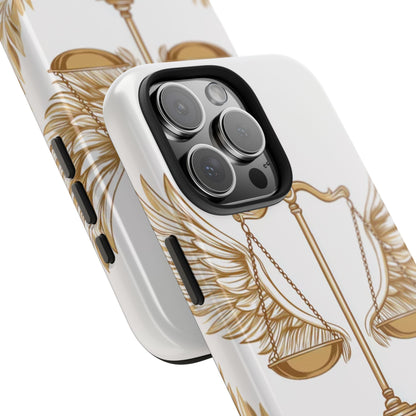 Golden Scales of Justice iPhone Case