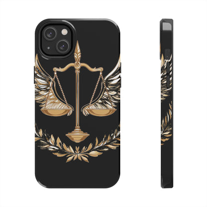 Golden Scales of Justice iphone Case
