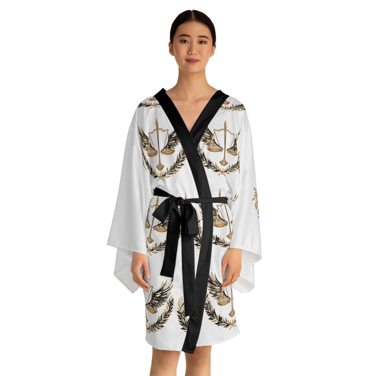 Gold Scale of Balance Sleeve Robe Unisex
