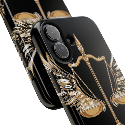 Golden Scales of Justice iphone Case