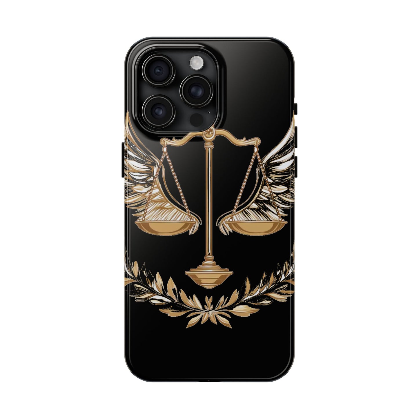 Golden Scales of Justice iphone Case