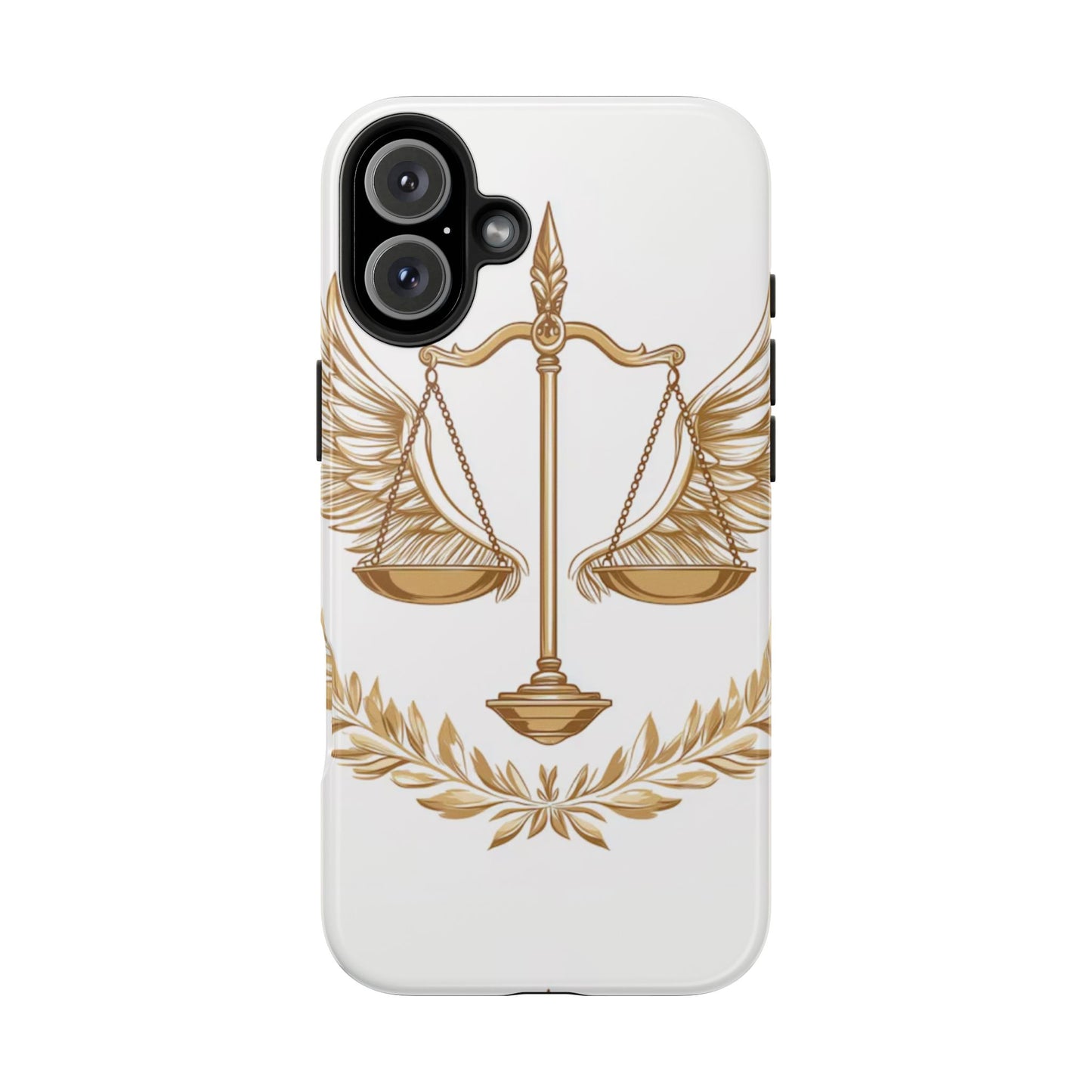 Golden Scales of Justice iPhone Case