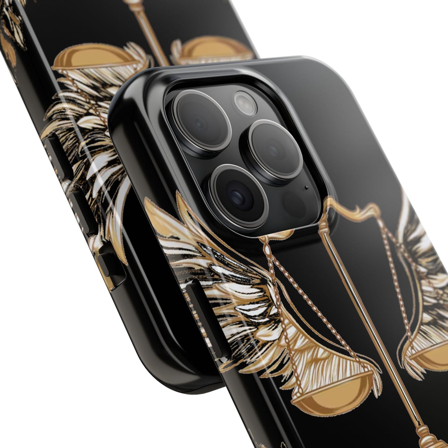 Golden Scales of Justice iphone Case