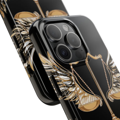 Golden Scales of Justice iphone Case