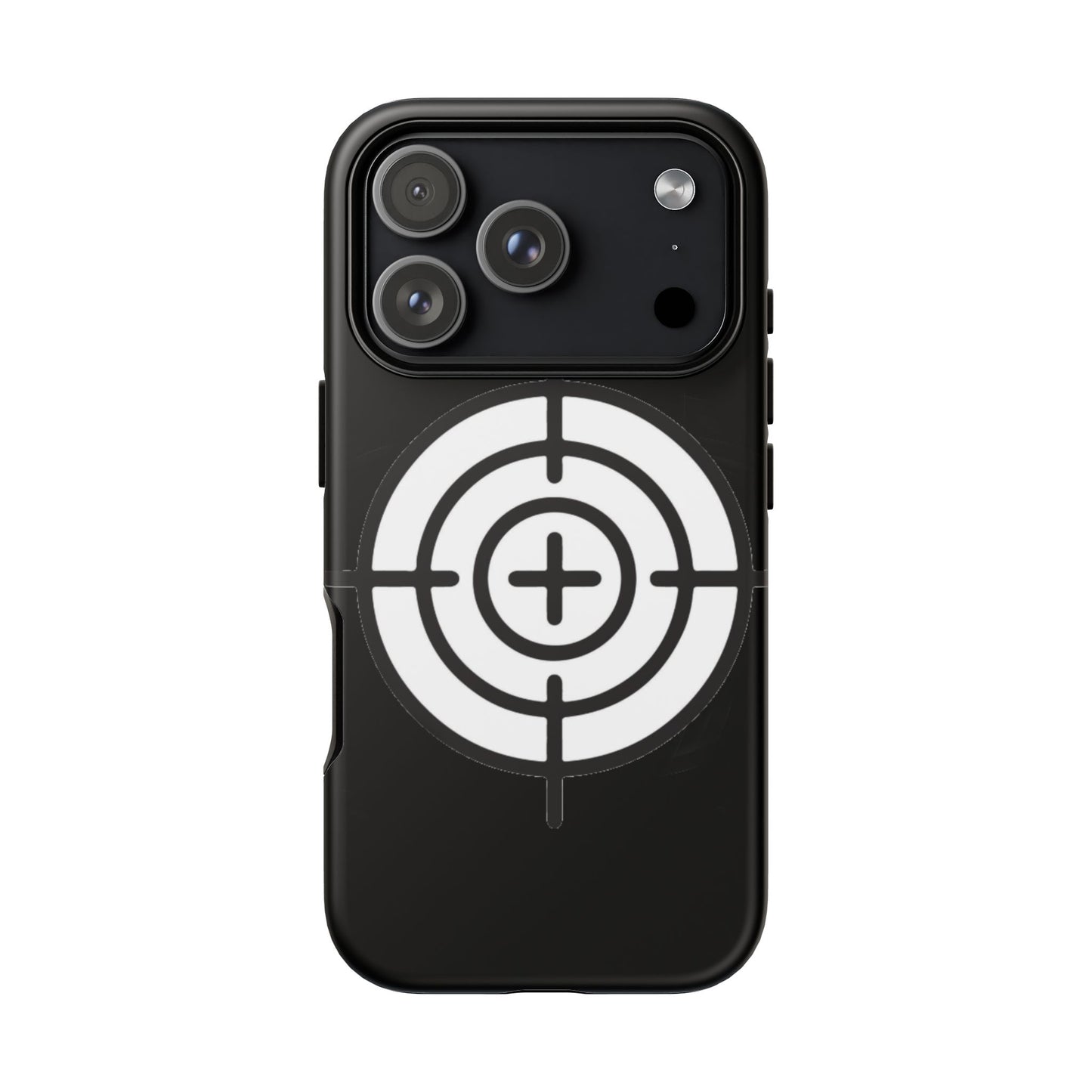 Black protective phone case cover