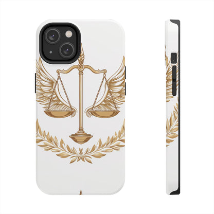 Golden Scales of Justice iPhone Case