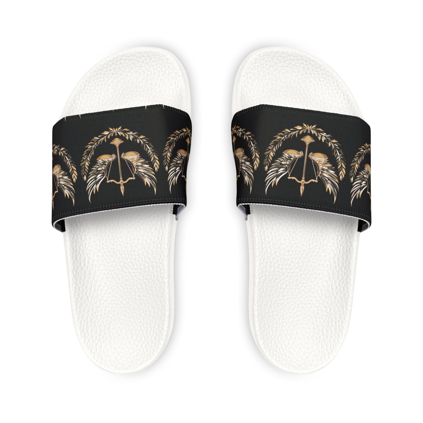 Gold Scale of Balance slides Unisex