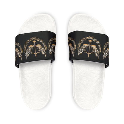 Gold Scale of Balance slides Unisex