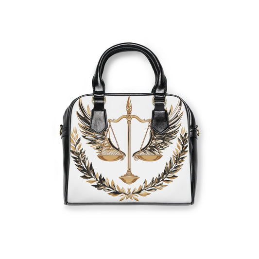 Balance of Golden Shoulder Handbag