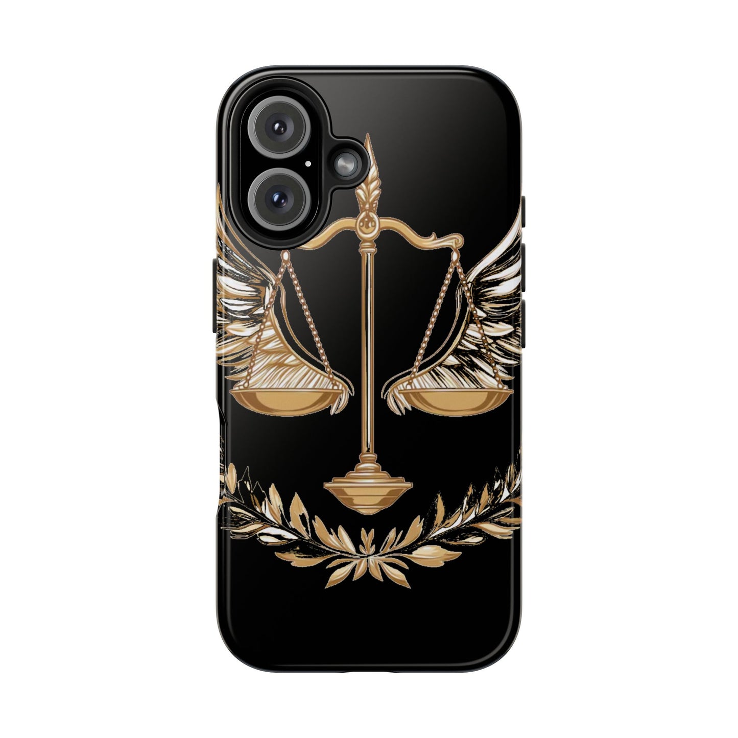 Golden Scales of Justice iphone Case