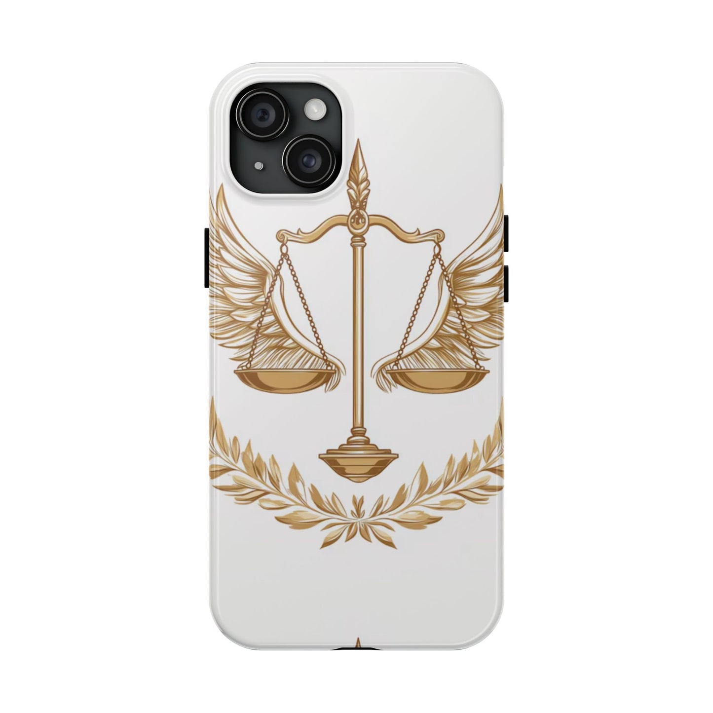 Golden Scales of Justice iPhone Case