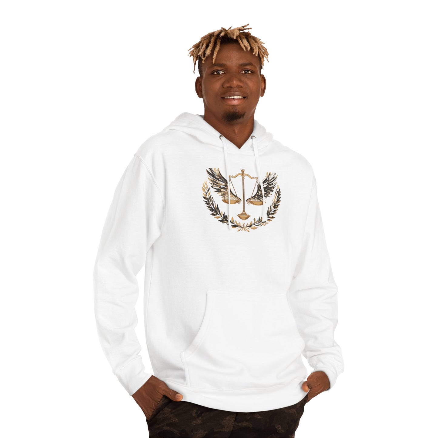 Gold Scales of Balance Hoodie