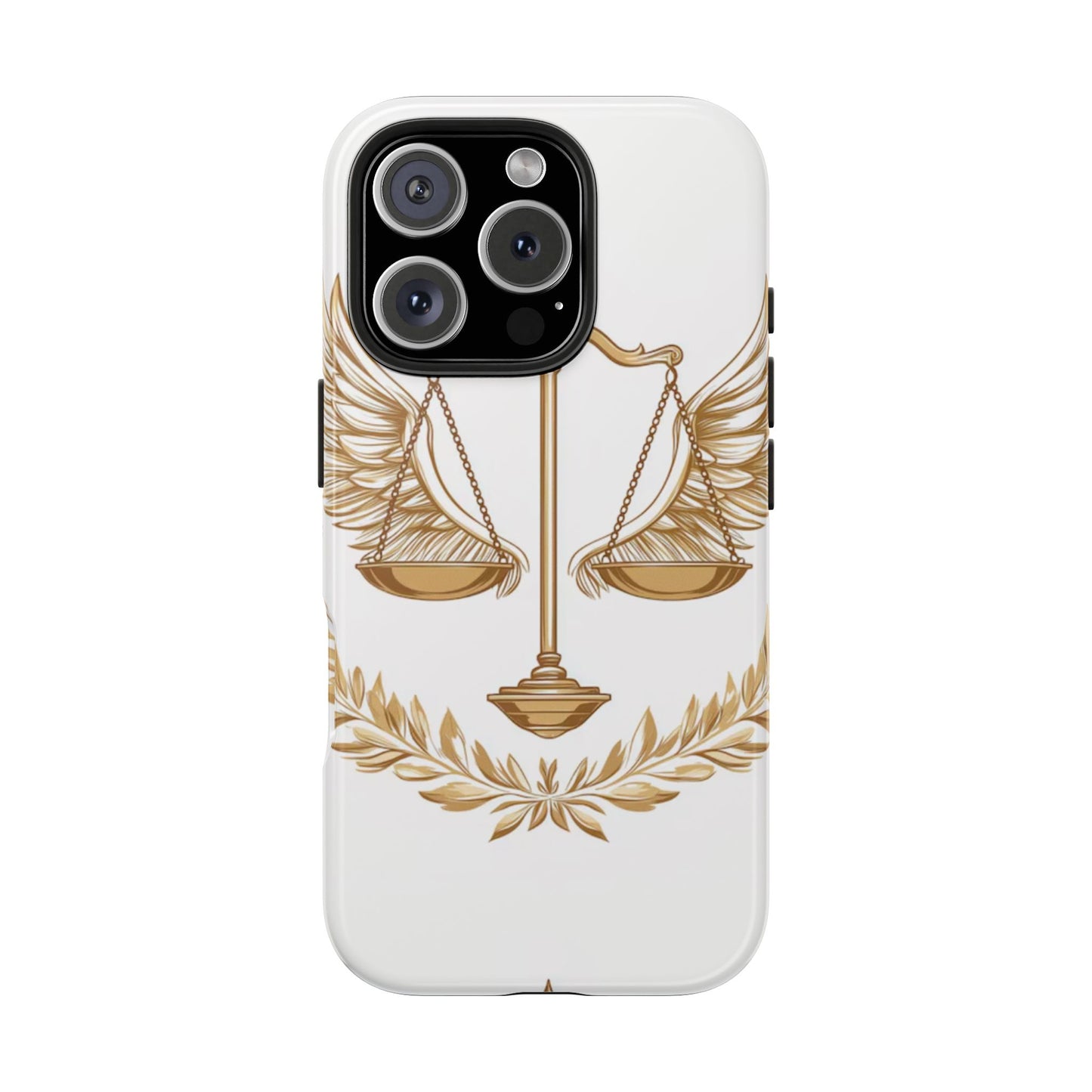 Golden Scales of Justice iPhone Case