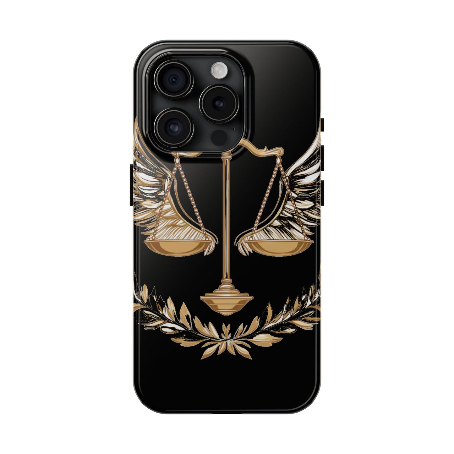 Golden Scales of Justice iphone Case