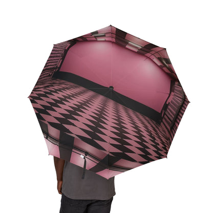 Illusion Checkered Umbrella