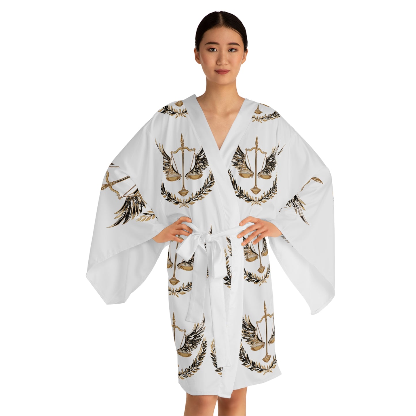 Gold Scale of Balance Sleeve Robe Unisex