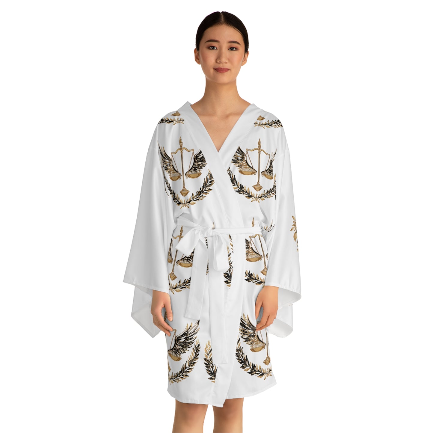 Gold Scale of Balance Sleeve Robe Unisex