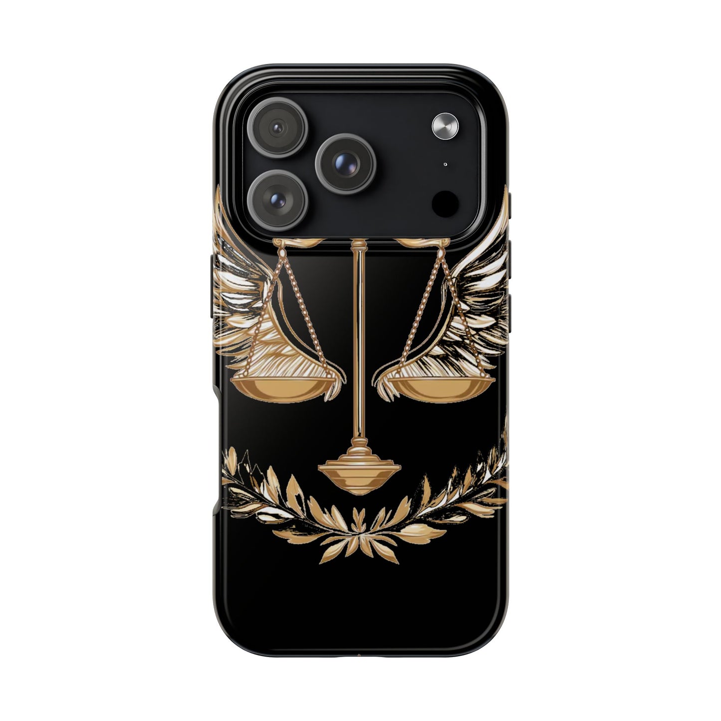 Golden Scales of Justice iphone Case