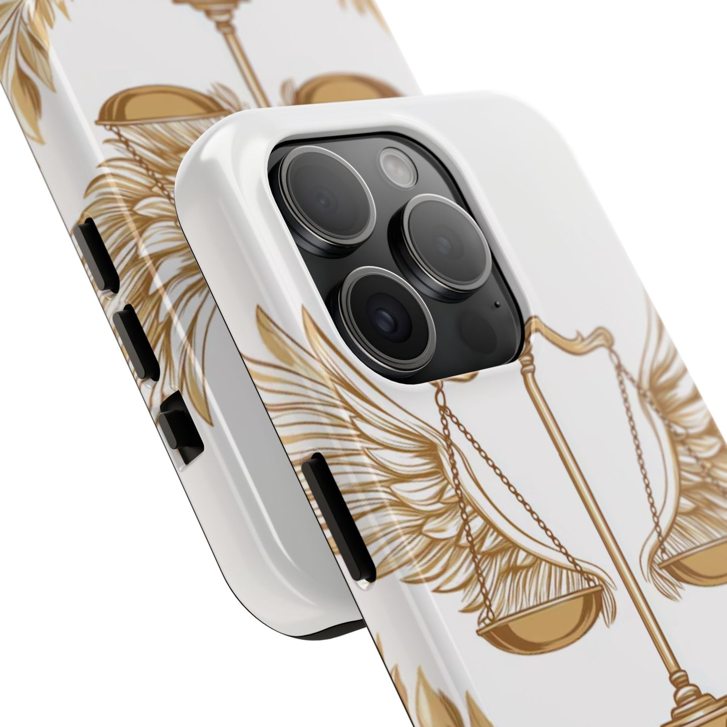 Golden Scales of Justice iPhone Case