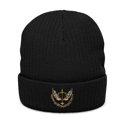 Scales of Justice Golden Beanie