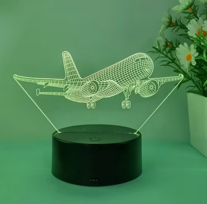 3D Airplane Light Hologram