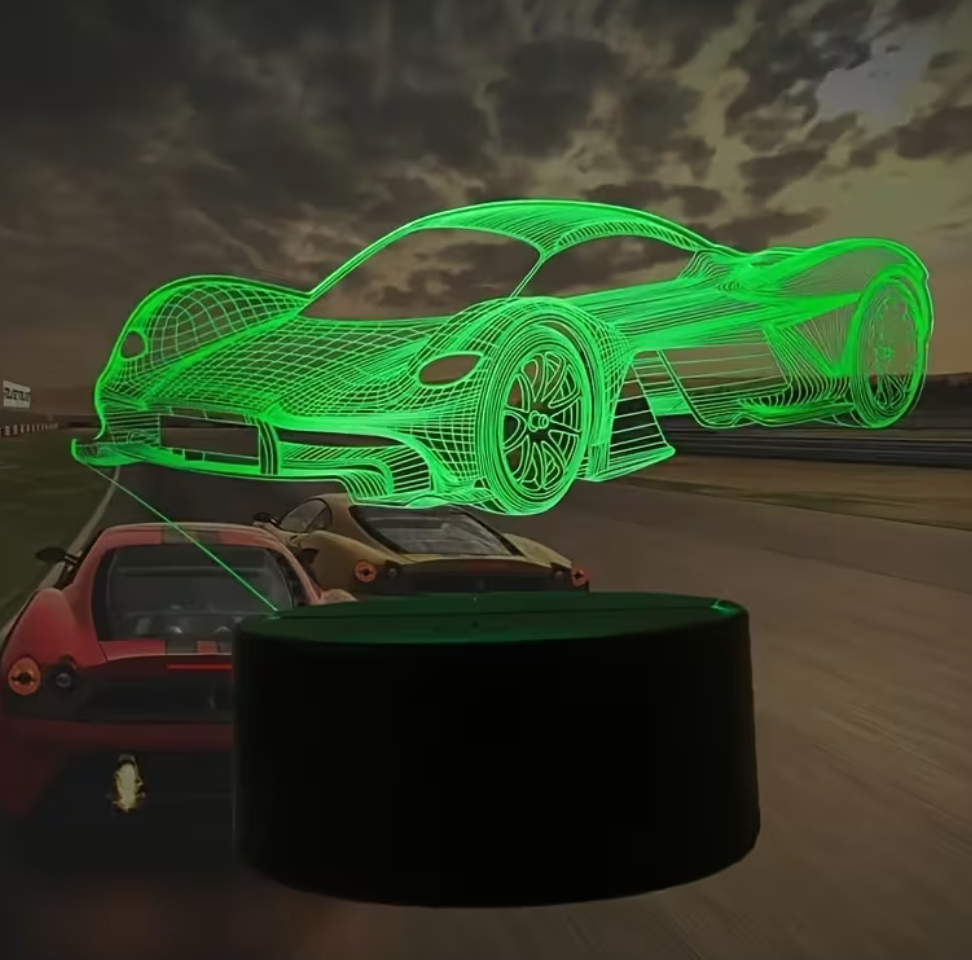 3D Car Light Hologram