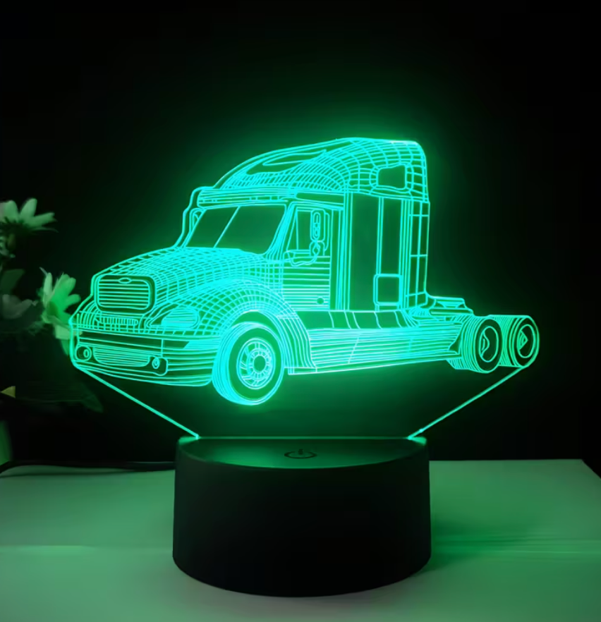 3D Truck Light Hologram
