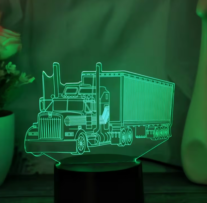 3D Truck Light Hologram
