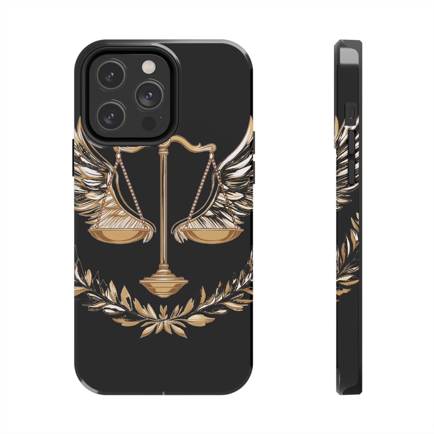 Golden Scales of Justice iphone Case