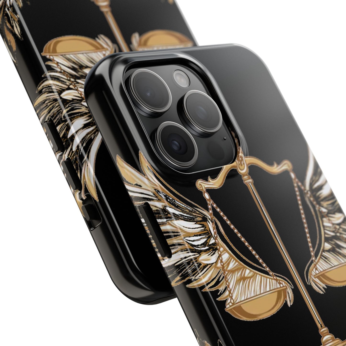 Golden Scales of Justice iphone Case