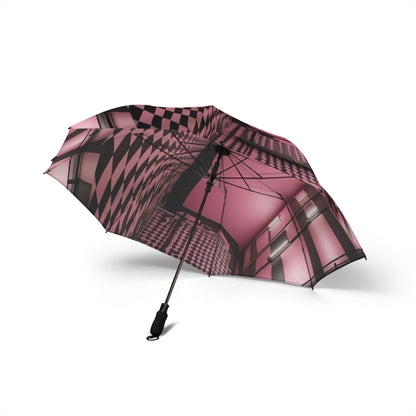 Illusion Checkered Umbrella