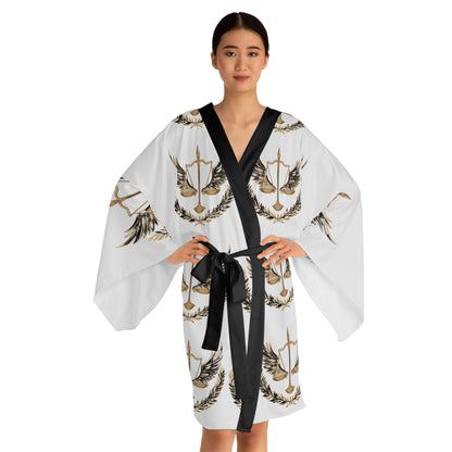 Gold Scale of Balance Sleeve Robe Unisex