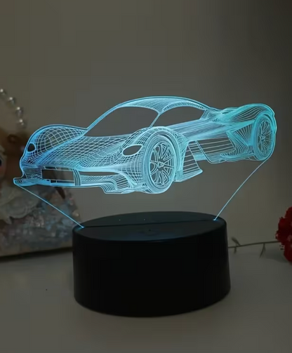 3D Car Light Hologram