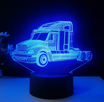 3D Truck Light Hologram