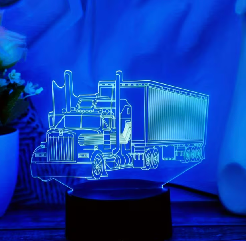 3D Truck Light Hologram