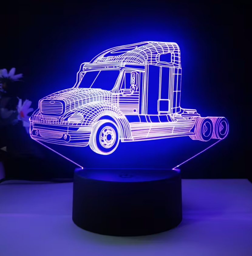 3D Truck Light Hologram