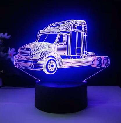 3D Truck Light Hologram