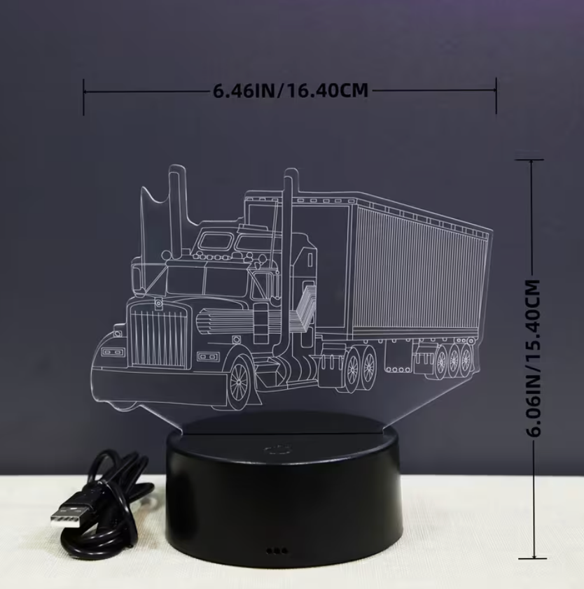 3D Truck Light Hologram