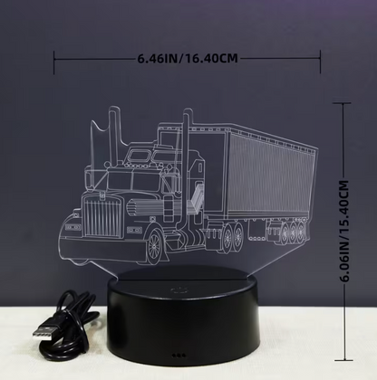 3D Truck Light Hologram