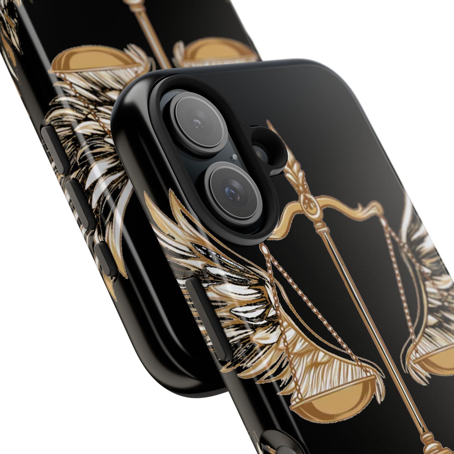 Golden Scales of Justice iphone Case